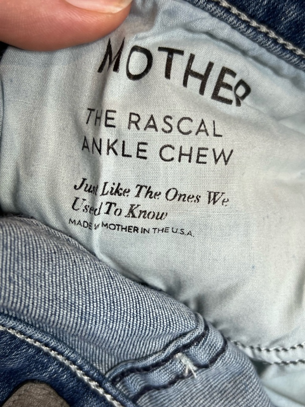 MOTHER The Rascal Ankle Chew Jeans - Picture 6 of 7